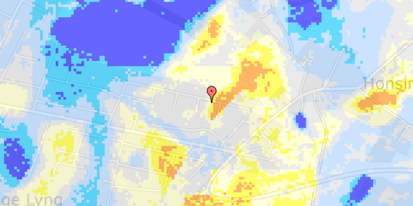 Ekstrem regn på Barringgårdsvej 25