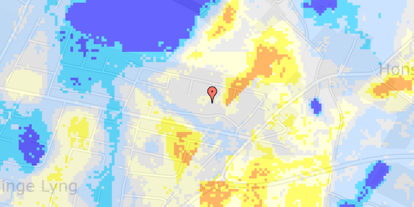 Ekstrem regn på Barringgårdsvej 31