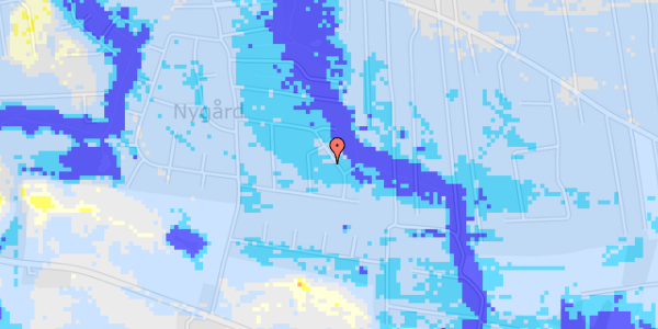 Ekstrem regn på Drosselholm Engvej 35