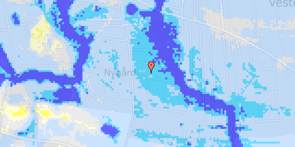 Ekstrem regn på Drosselholm Engvej 54