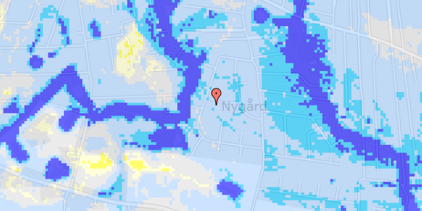 Ekstrem regn på Drosselholm Skovvej 34