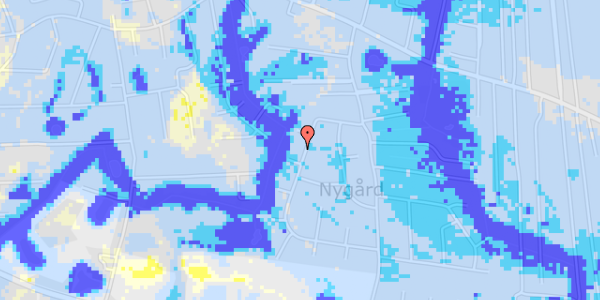 Ekstrem regn på Drosselholm Skovvej 51