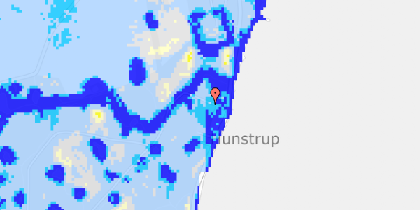 Ekstrem regn på Egebjergvej 164