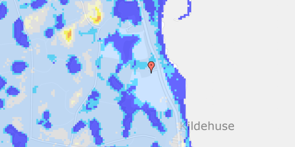 Ekstrem regn på Egebjergvej 174