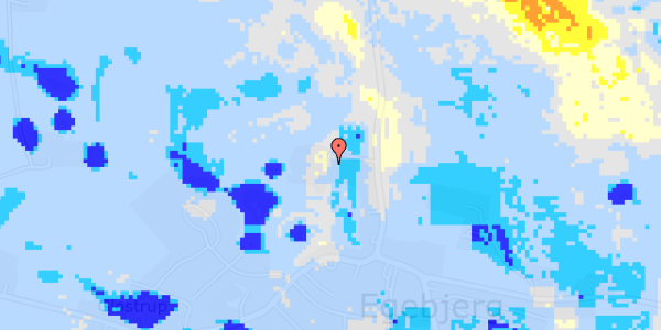 Ekstrem regn på Egebjergvej 306