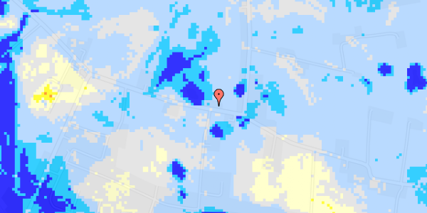 Ekstrem regn på Egebjergvej 338