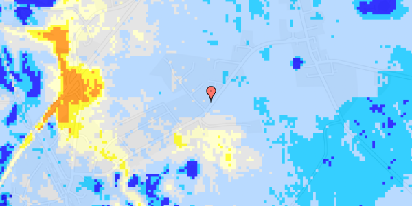 Ekstrem regn på Egegårdsvej 2