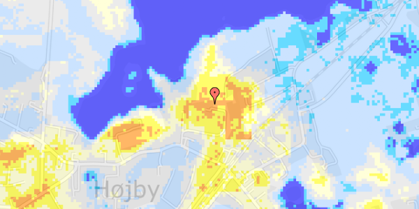 Ekstrem regn på Ellingebjergvej 3K