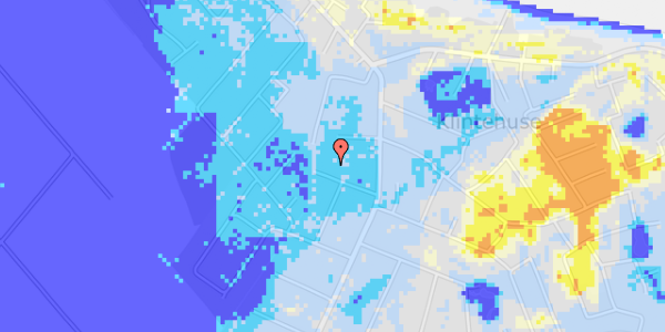 Ekstrem regn på Engdalsvej 8