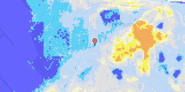 Ekstrem regn på Folmer Larsensvej 1A