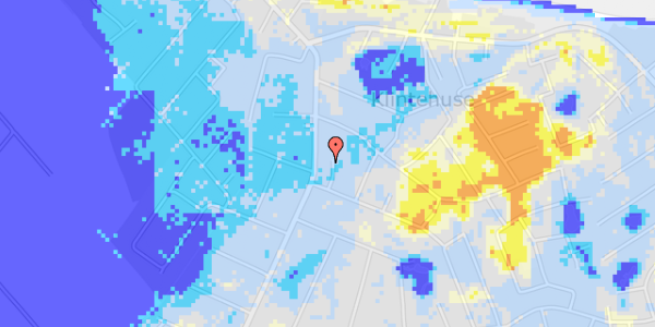 Ekstrem regn på Folmer Larsensvej 1B