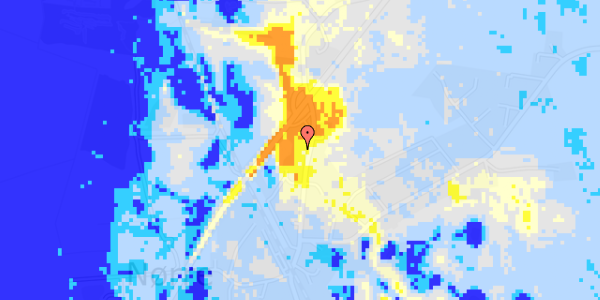 Ekstrem regn på Gl Nykøbingvej 135