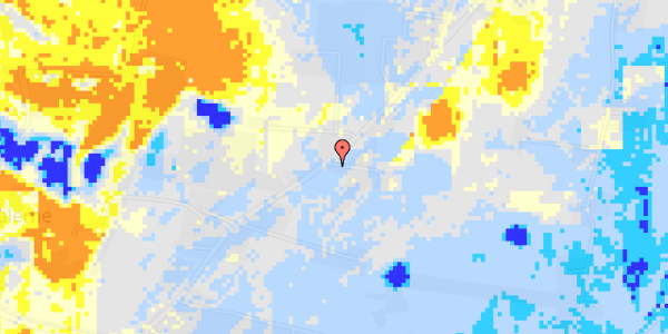 Ekstrem regn på Gl Nykøbingvej 152