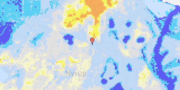 Ekstrem regn på Granlodden 2B