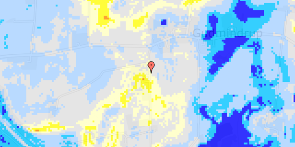 Ekstrem regn på Gudmindrup Mosevej 4