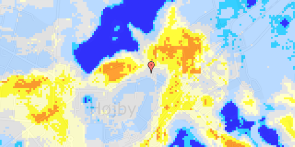 Ekstrem regn på Højby Hovedgade 46