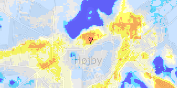 Ekstrem regn på Højby Hovedgade 68