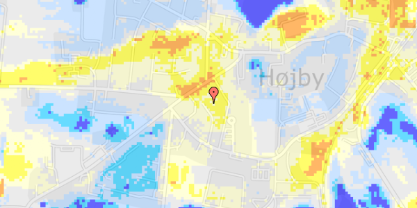 Ekstrem regn på Højby Rosenvej 22