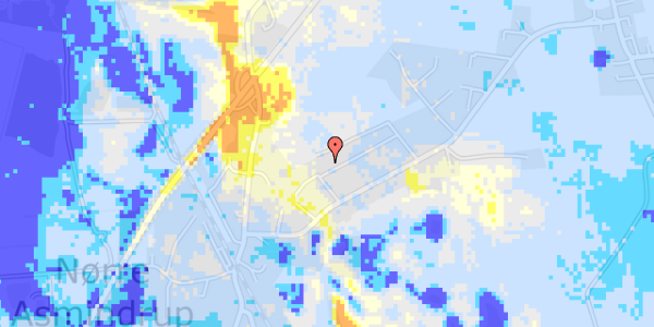 Ekstrem regn på Kirkebjerg 17