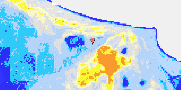 Ekstrem regn på Klint Strandvej 36