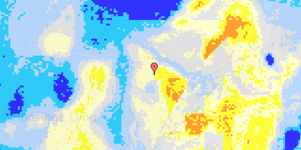 Ekstrem regn på Lokesvej 1