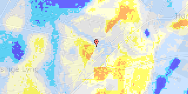 Ekstrem regn på Lokesvej 9