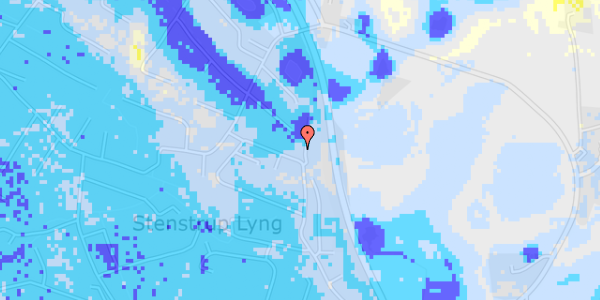 Ekstrem regn på Lynggærdevej 40