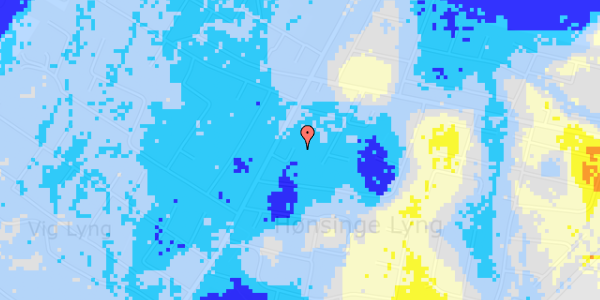 Ekstrem regn på Lyngvej 157