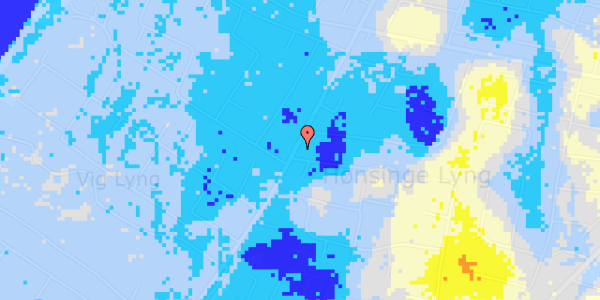 Ekstrem regn på Lyngvej 163