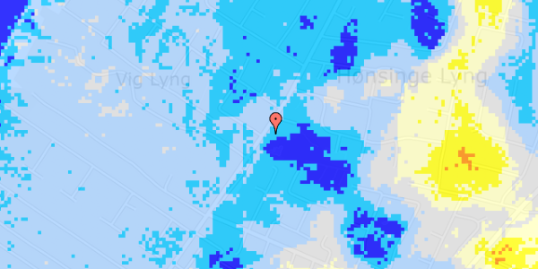 Ekstrem regn på Lyngvej 179