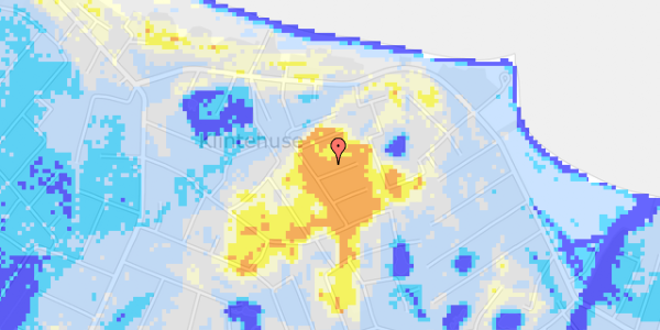 Ekstrem regn på Mellemtoften 1