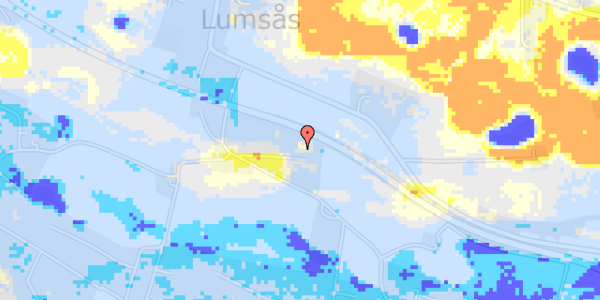 Ekstrem regn på Møllebakken 13