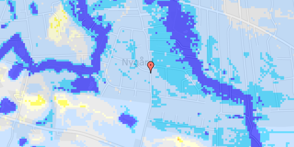 Ekstrem regn på Møstvej 28