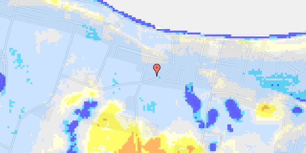 Ekstrem regn på Nordre Strandvej 5