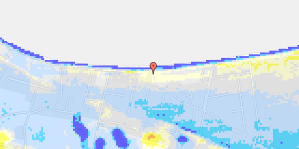 Ekstrem regn på Nordre Strandvej 13