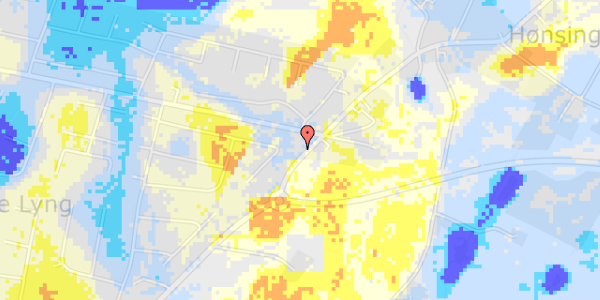 Ekstrem regn på Nykøbing-Slagelsevej 29