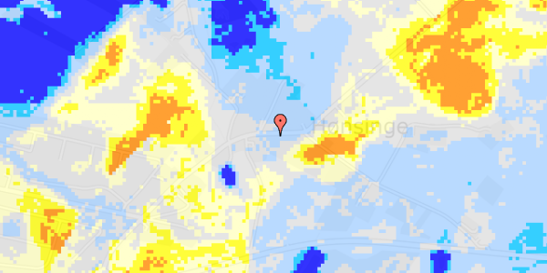 Ekstrem regn på Nykøbing-Slagelsevej 44