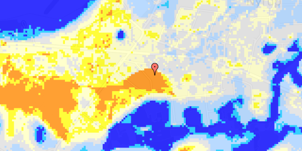 Ekstrem regn på Nyrup Mosevej 1