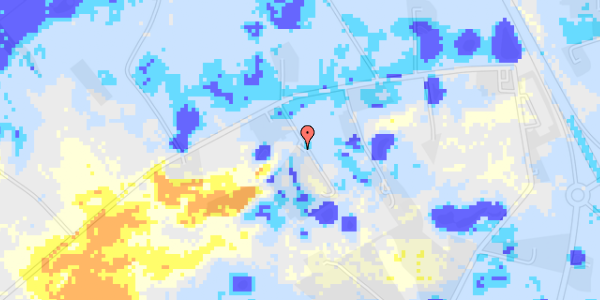 Ekstrem regn på Nørremarksvej 12A