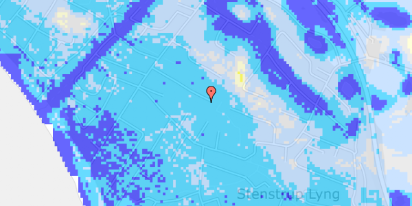 Ekstrem regn på Sandstien 14