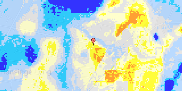 Ekstrem regn på Smidsholmvej 10