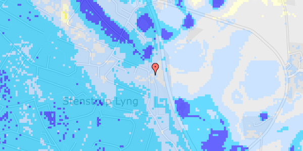 Ekstrem regn på Stendiget 20