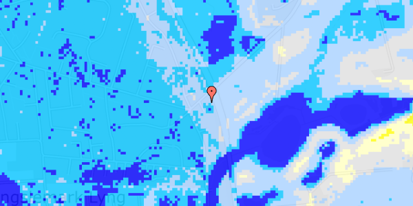 Ekstrem regn på Stenstrup Strandvej 1