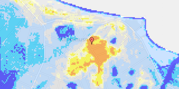 Ekstrem regn på Strandvangsvej 8