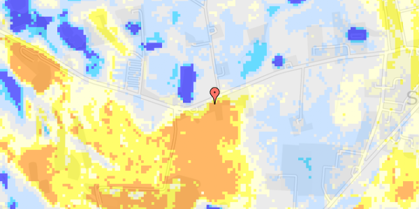 Ekstrem regn på Stårupvej 16