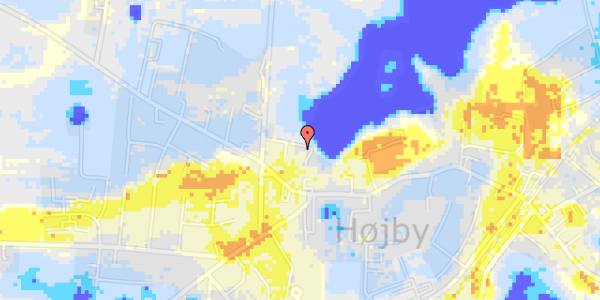 Ekstrem regn på Søparken 10