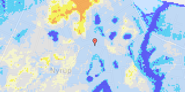 Ekstrem regn på Udlodden 54, st. 5