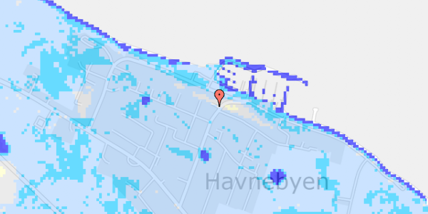 Ekstrem regn på Østre Havnevej 29