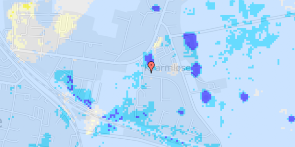 Ekstrem regn på Bakkedraget 1A