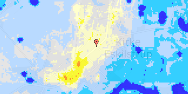 Ekstrem regn på Borgergade 8